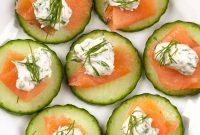 Fresh Cucumber Smoked Salmon Delights