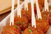 Whiskey Glazed Party Meatballs
