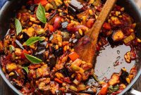 Tangy Sicilian Eggplant Relish
