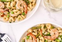 Vibrant Shrimp Primavera