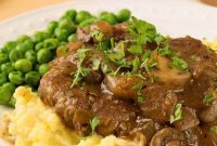 Smothered Salisbury Steak with Mushroom and Onion Gravy