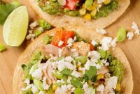 Crispy Roasted Chicken Tostadas