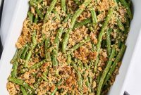 Crunchy Roasted Green Beans with Toasted Walnuts