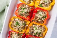 Gemista Greek Stuffed Bell Peppers