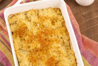 Golden Cheesy Cauliflower Gratin