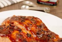 Sweet Smoky Bacon Glazed Salmon