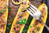 Creamy Ricotta Stuffed Zucchini
