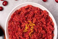 Vibrant Cranberry Orange Relish