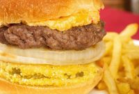 Southern Charm Burger with Crispy Green Tomatoes