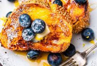 Dreamy Lemon Blueberry French Toast