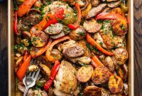 Rustic Italian Chicken and Sausage Skillet
