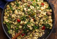 Rustic Orecchiette with Sausage and Broccoli Rabe