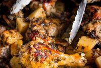 Garlic Rosemary Chicken and Roasted Potatoes