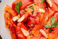 Perfectly Roasted Italian Red Peppers