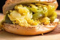 Savory Pepper & Egg Stack