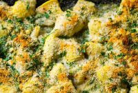 Oven-Roasted Artichoke Hearts with Garlic-Herb Breadcrumb Crust