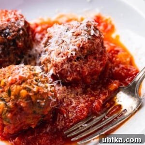 Sicilian meatballs recipe featured image.