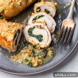 Chicken involtini featured image.