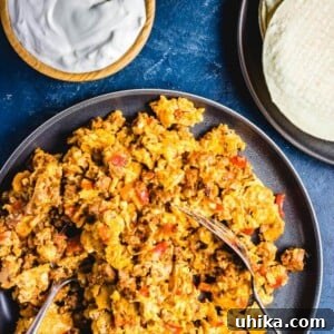 Sizzling Chorizo and Eggs 2 Chorizo and eggs featured image