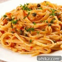Linguine with Roasted Red Pepper Sauce