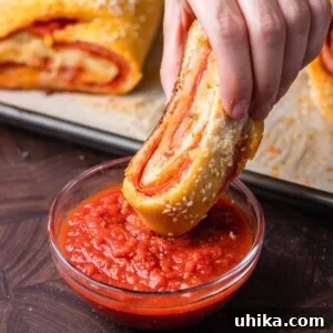 Stromboli recipe featured image.