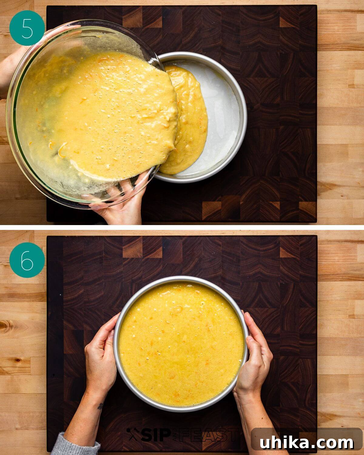 Recipe process shot collage group number three.