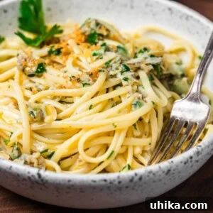 Easy Weeknight Clam Linguine 13 Linguine with canned clam sauce featured image.