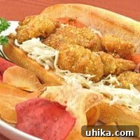 Pan Fried Oyster Po' Boys with Garlic-Onion Slaw