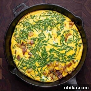 Potato frittata featured image, showcasing a golden and fluffy egg and potato dish, perfect for breakfast, brunch, or dinner.