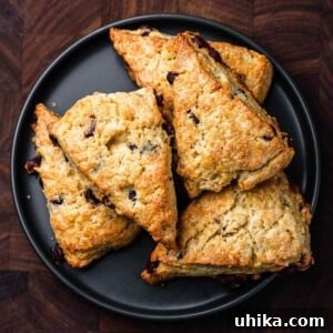 Chocolate chip scones recipe featured image.