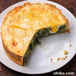 Torta Pasqualina recipe featured image.