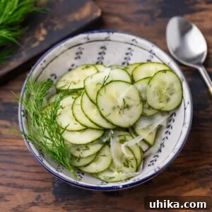 Cucumber salad featured image.