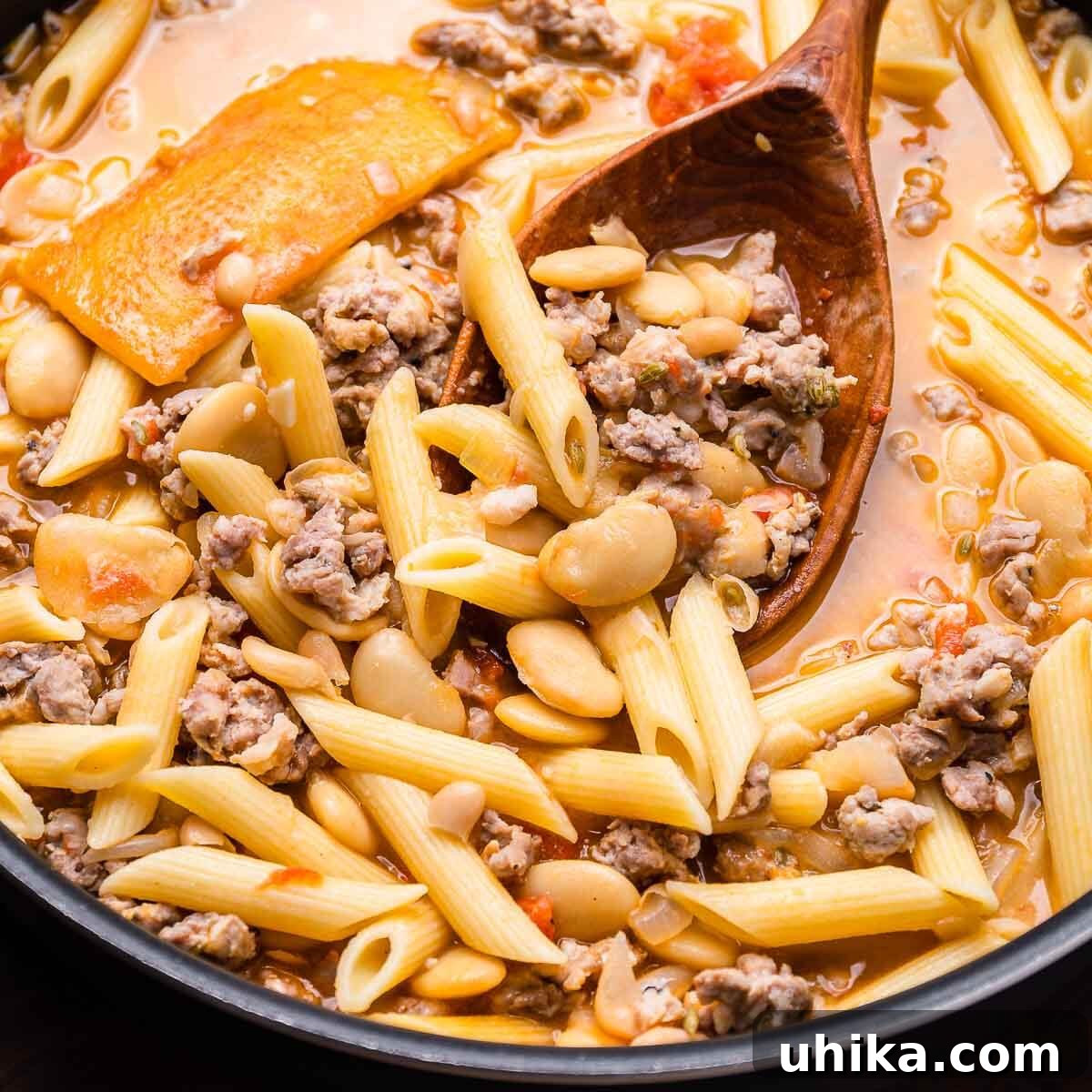 Podcast 20 Steak Pizzaiola The Ultimate Affordable Steak Dinner Hack 6 Sausage pasta fagioli recipe featured image.