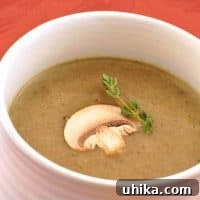 Mushroom Soup with Sherry and Thyme