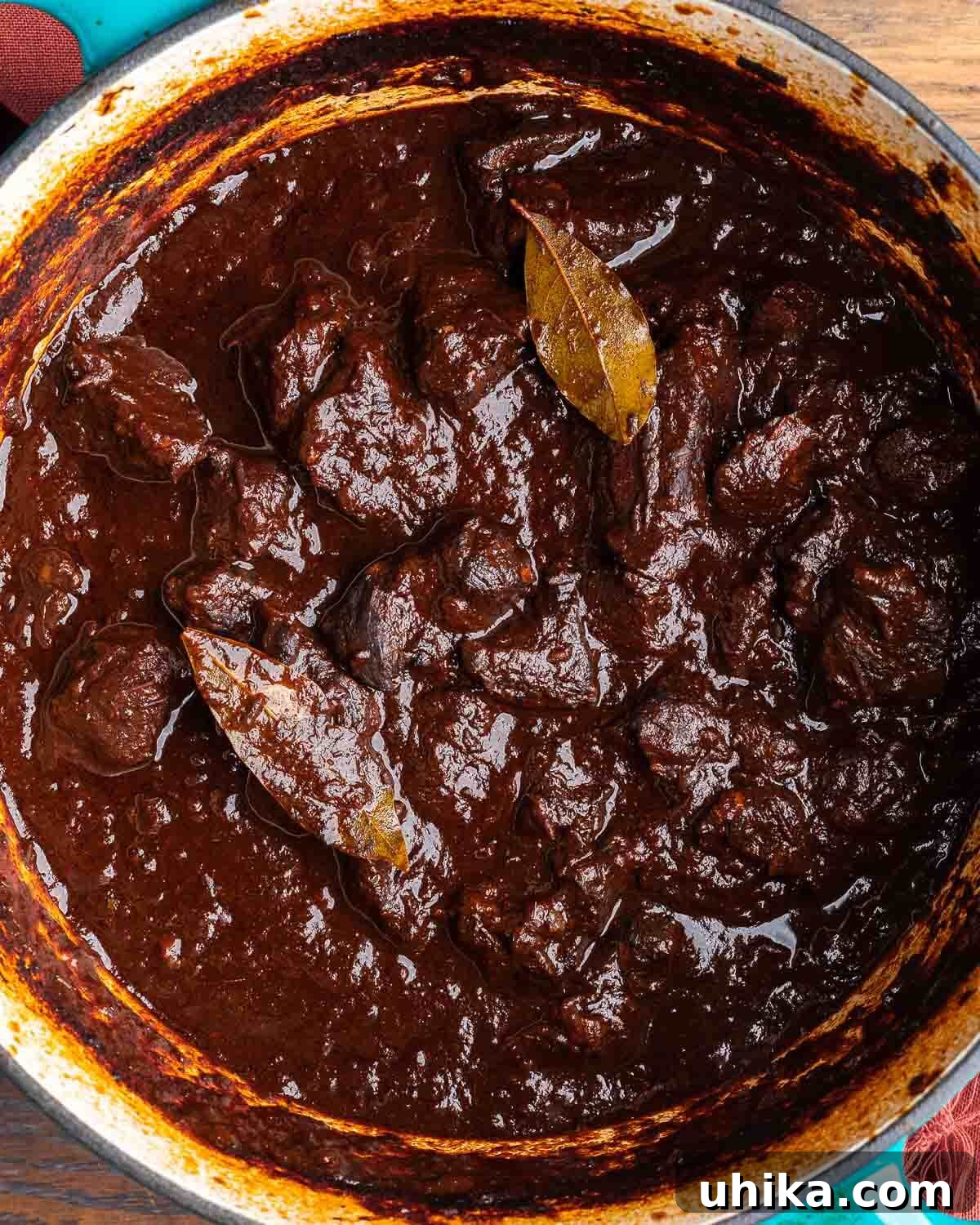 Crimson Beef Chili 7 Large pot of Chili Colorado.