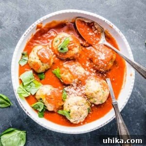 Turkey meatballs featured image.
