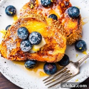 Lemon blueberry French toast featured image.