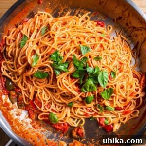 Fiery Tomato Spaghetti 9 Spaghetti arrabbiata featured image.