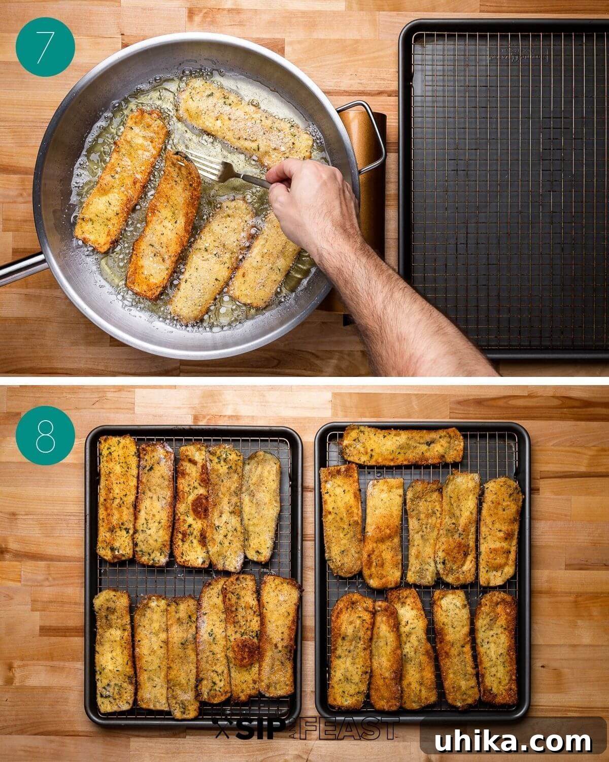 Recipe process shot collage group number four.