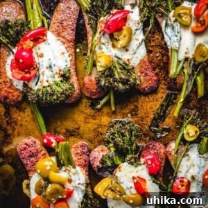 Roasted Broccolini Sheet Pan Dinner featured image.