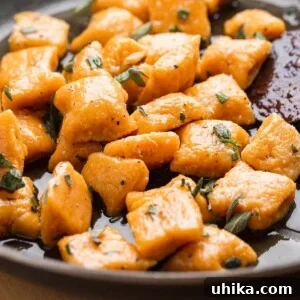 Sweet potato gnocchi recipe featured image.