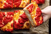 Pillowy Detroit Pizza