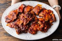 Perfectly Glazed Oven BBQ Chicken Thighs