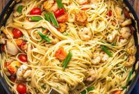 Weeknight Creamy Seafood Pasta