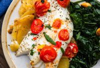 Zesty Lemon Garlic Cod with Golden Potatoes