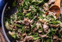 Roman-Style Beef with Peppery Arugula
