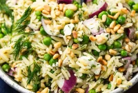 Lemon Herb Orzo Salad — Fresh Summer Side Dish