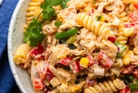 Sweet and Tangy BBQ Chicken Pasta Salad Recipe