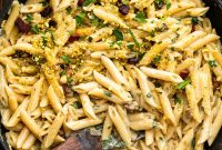 Pistachio Pesto Pasta with Lemon and Parmesan