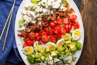 Hearty Cobb Salad Recipe with Avocado and Bacon